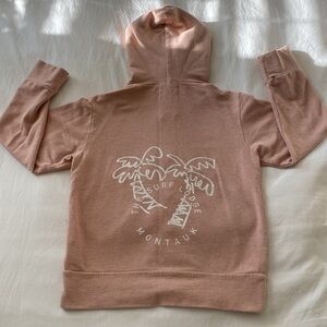 Monrow + The Surf Lodge Pink Hoodie size 4